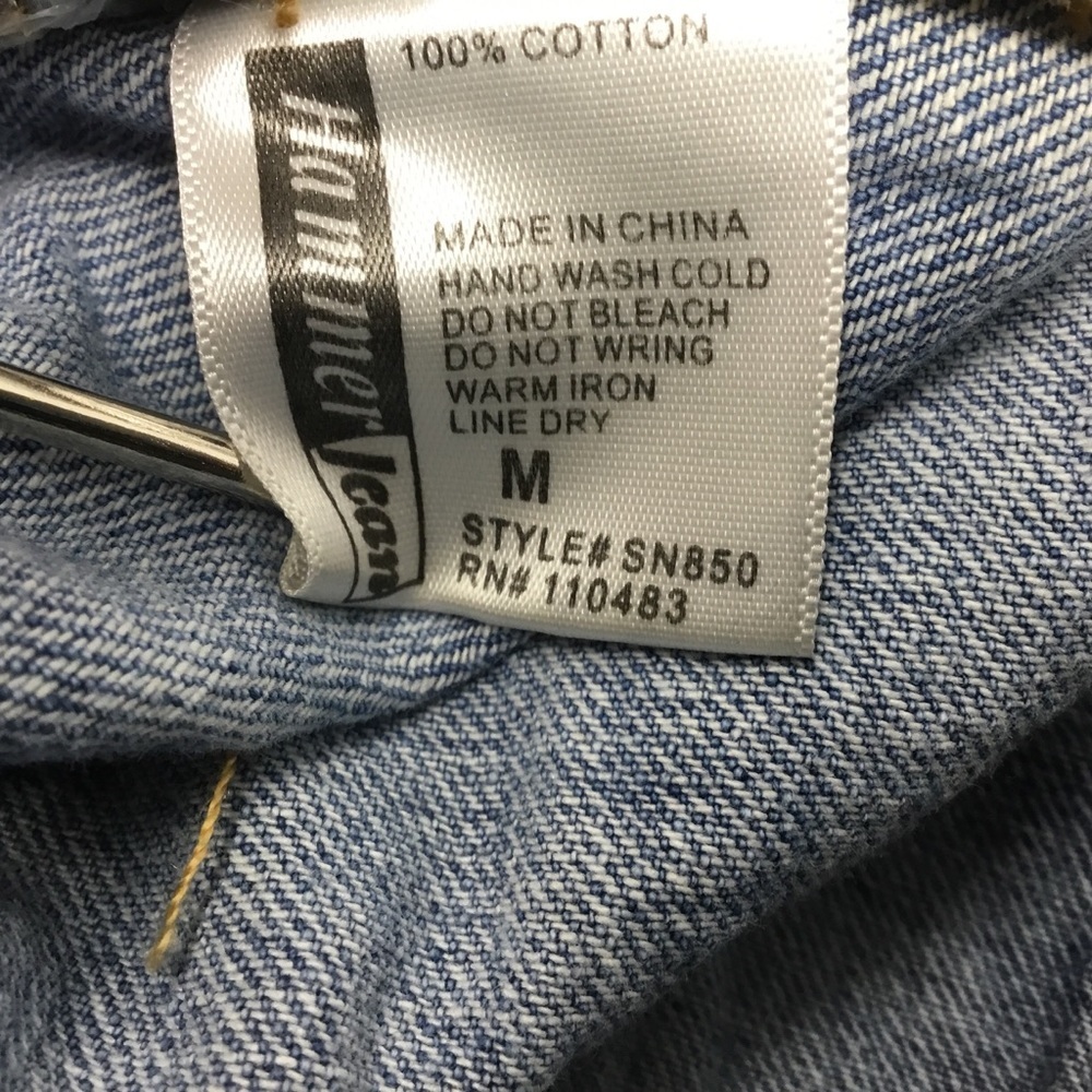 Hammer Jeans Los Angeles Distressed High Waisted Cut Off Jean Shorts - Picture 10 of 10